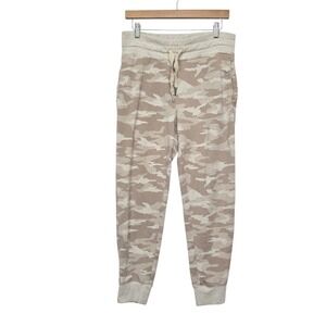 Athleta Balance Printed Jogger Beige Camo Tencel Modal Sweatpants Womens Medium
